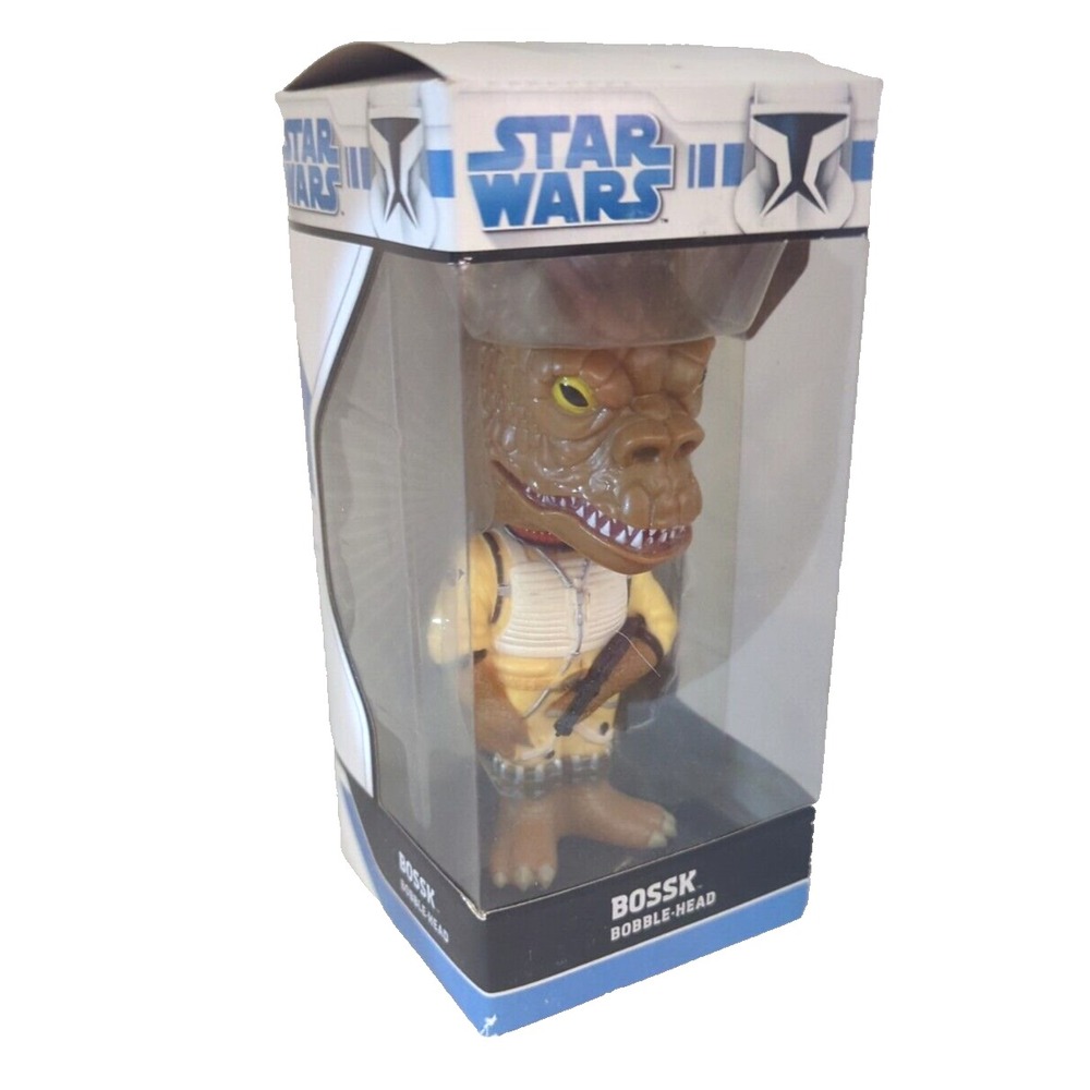 Star Wars Bossk Funko Wacky Wobbler Bobble-Head Bounty Hunter Figure‎ Clone Wars